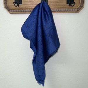Blue Gucci Scarf
